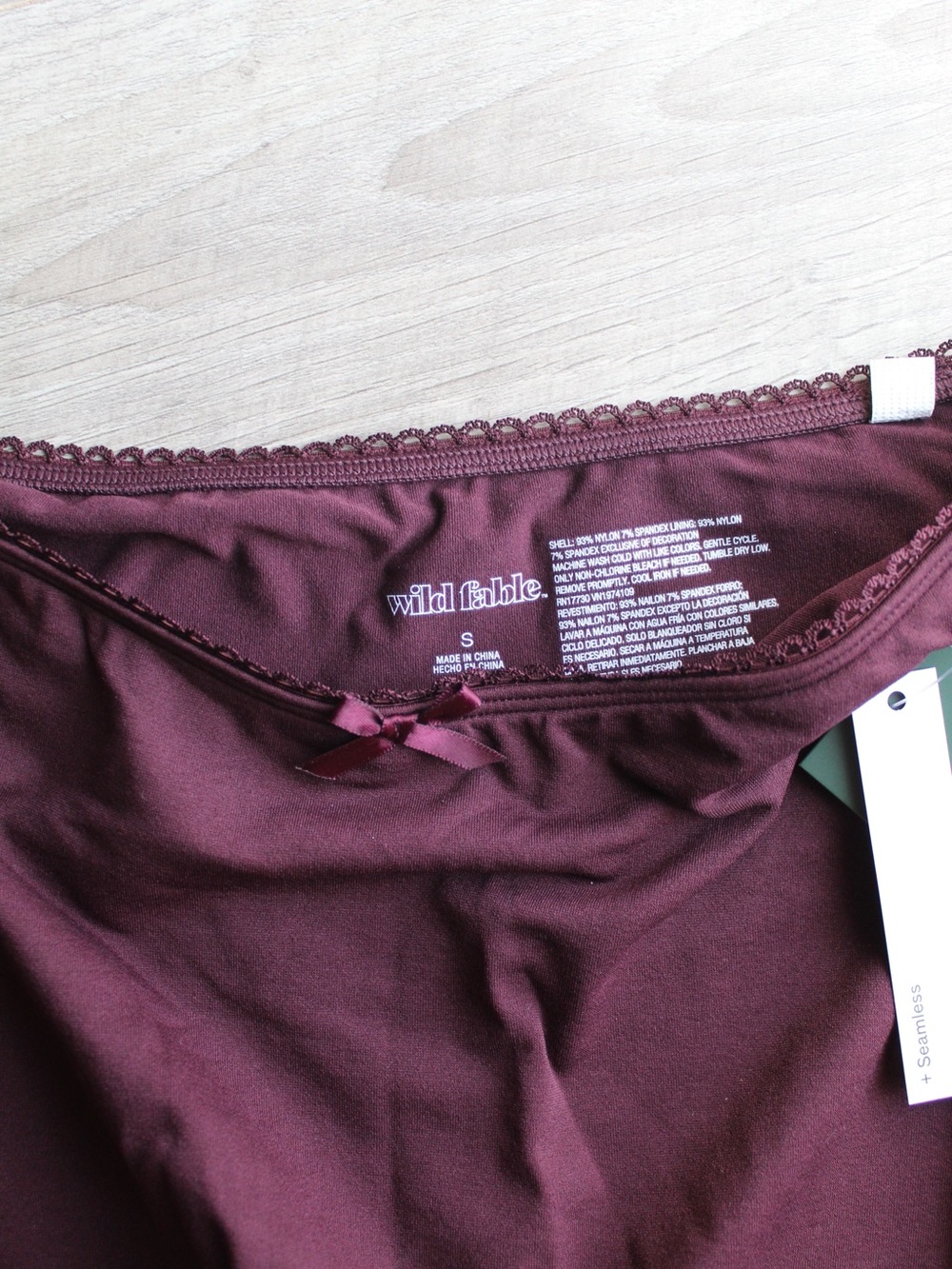 wild fable Plum Skirt with Elastic Waist - Picture 2 of 2
